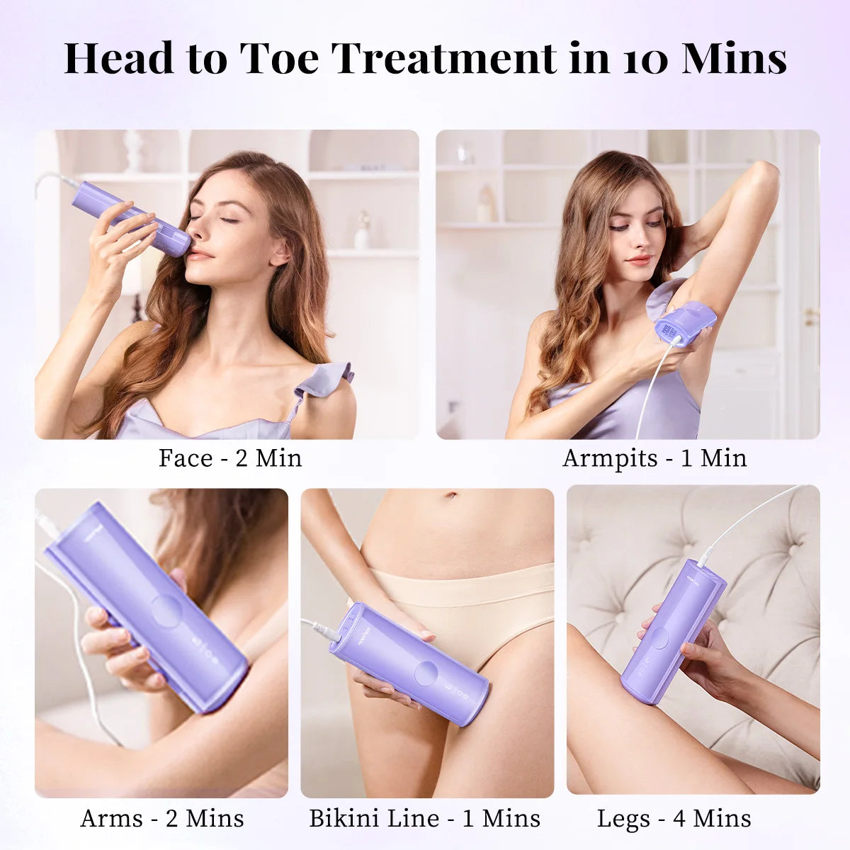 3-in-1 Cooling Laser Hair Removal Rejuvenation Acne Remove Permanent Bikini Trimmer Painless Hair Remove for Women IPL Epilator