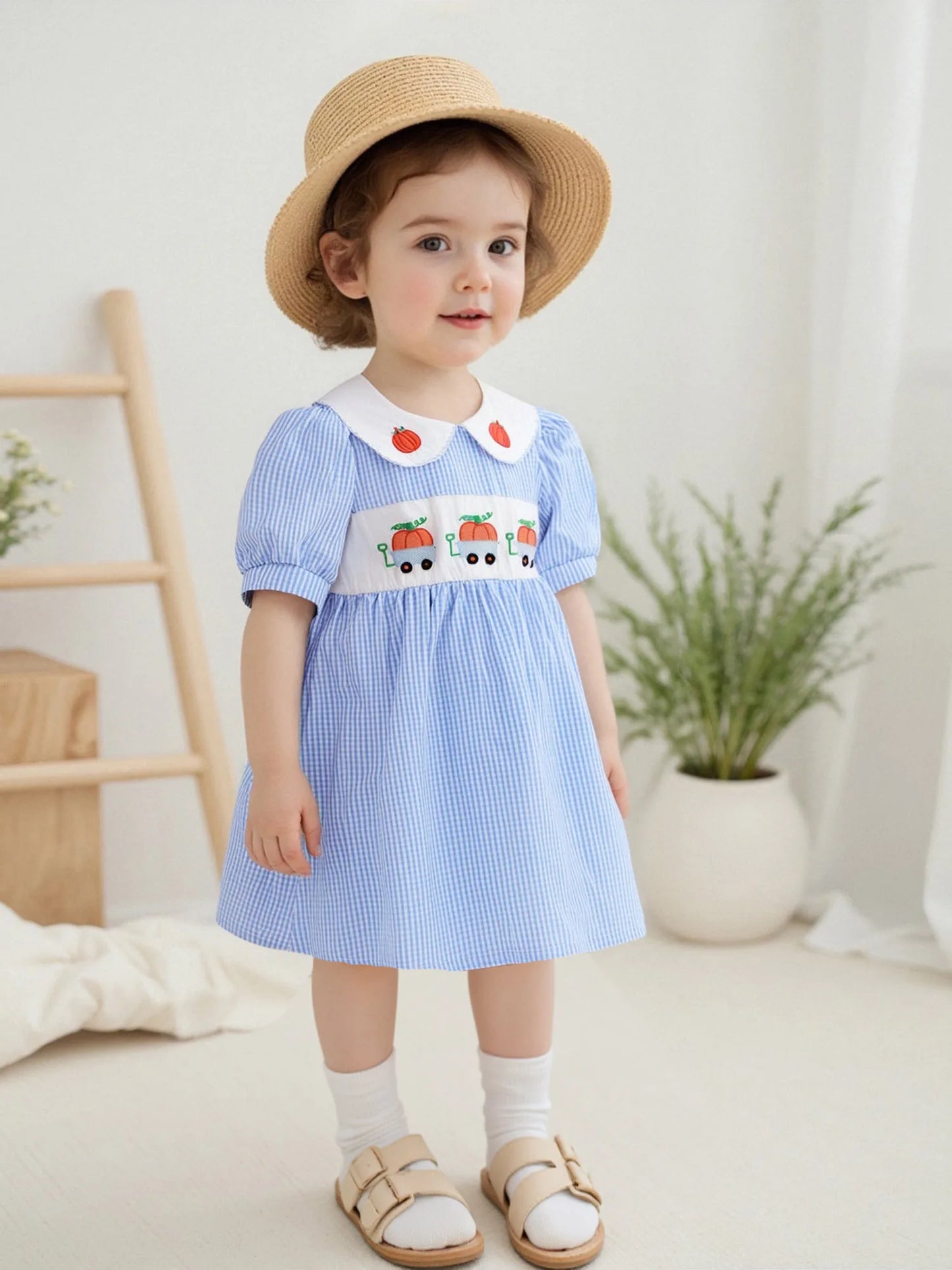 Children s Girl s Dress Sleeveless Floral Print Tulle Princess Party Dress with Bowknot Belt for Summer Wedding