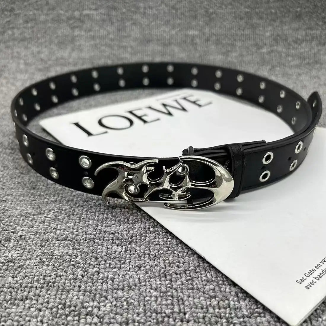 New Stylish Y2K Hollow Leather Fashion Punk Belt For Men Women-Trendy Accessory For Gift Giving，Neutral Waist Belts Plus Size