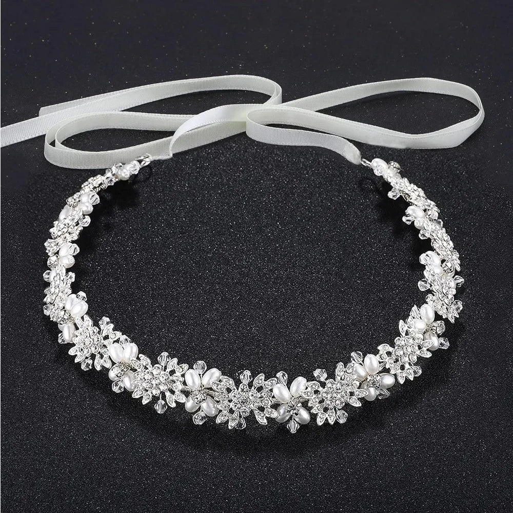 Bridal Headpiece Flower Design Wedding Headband Bridal Hair Accessories