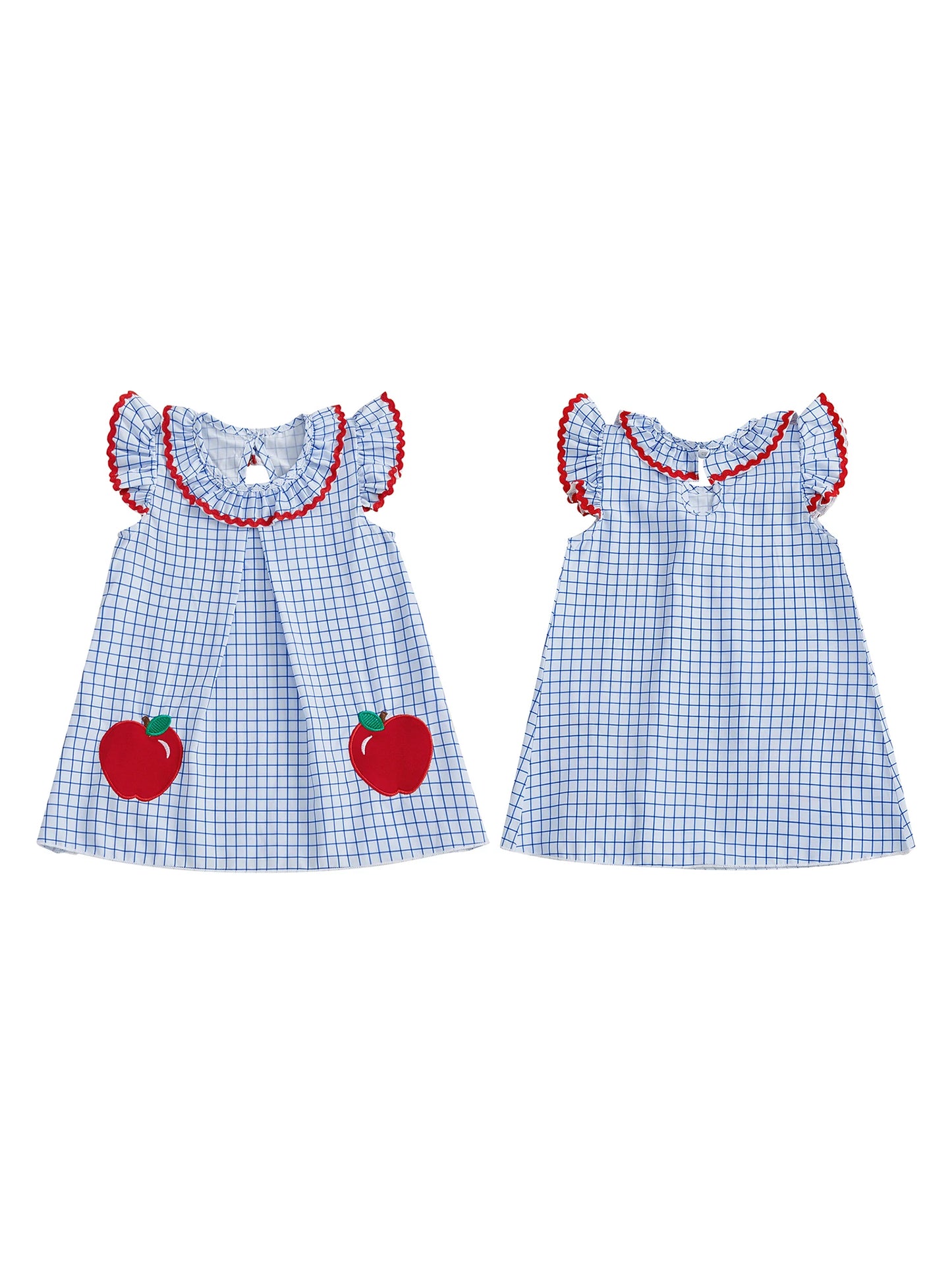 Toddler Girl Floral Print Sleeveless Round Neck A-Line Dress Summer Casual Dress with Bow Detail and Ruffle Hem