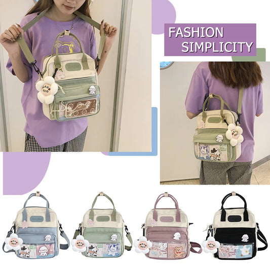 Casual Fashion Laptop Mochil 10.23x9.44x3.54in Kawaii School Backpack Japanese Style Backpack for Travel Shopping Student School