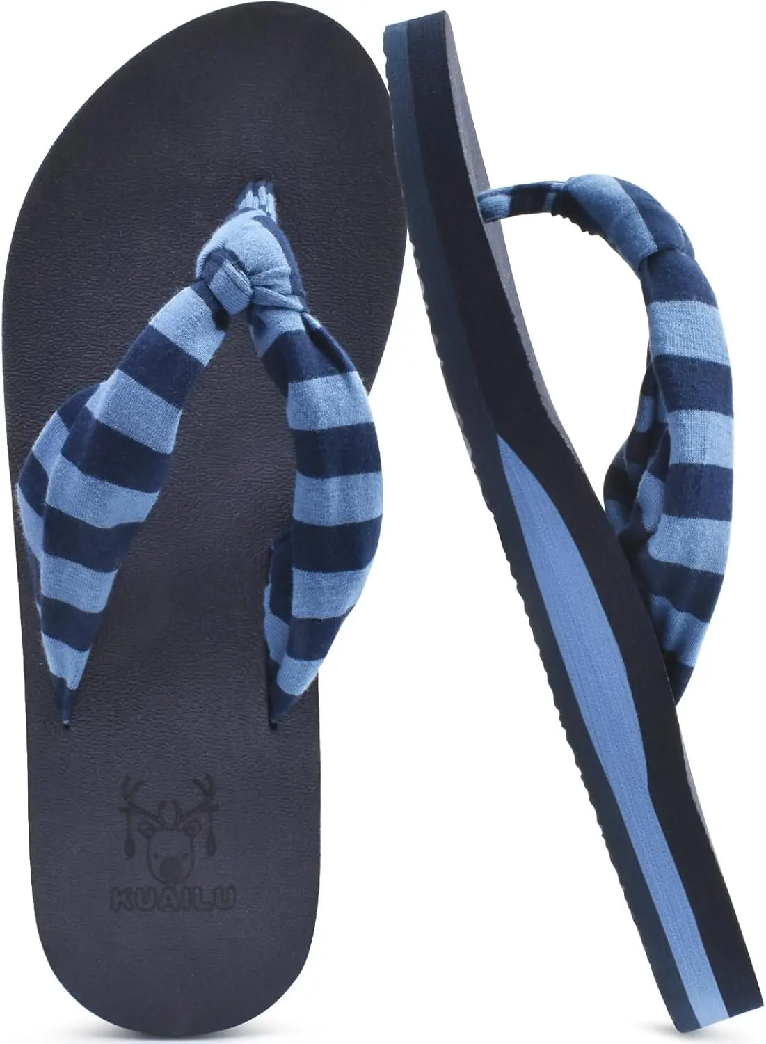 Flip Flops for Women with Arch Support Yoga Mat Comfortable Summer Beach Walking Thong Cushion Sandals Slip On Indoor Outdoor