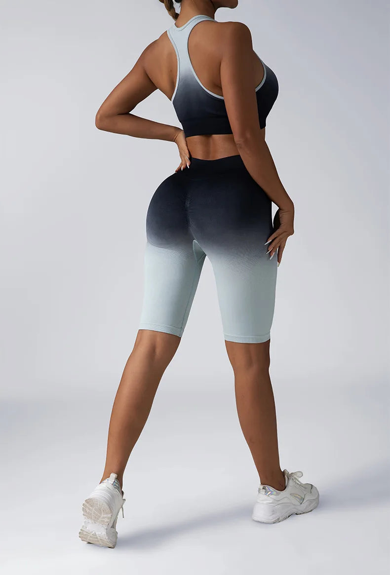 3 Pack US Local Women's Yoga Fitness Yoga Shorts, Tummy Control Yoga Shorts Seamless Ruched Booty Workout Shorts