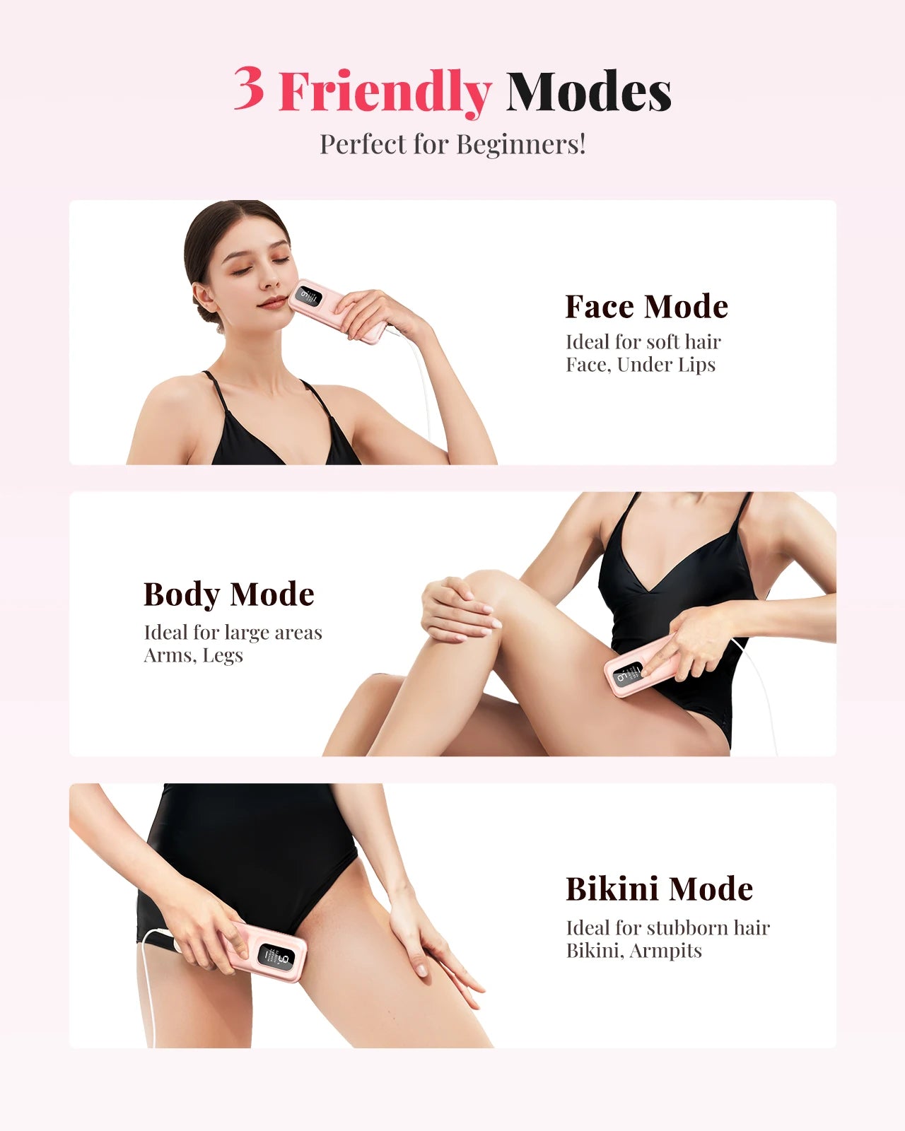 999900 Flash IPL Permanent Laser Hair Removal, Pulses Depilador, Bikini Trimmer, Electric Laser Photoepilator for Women
