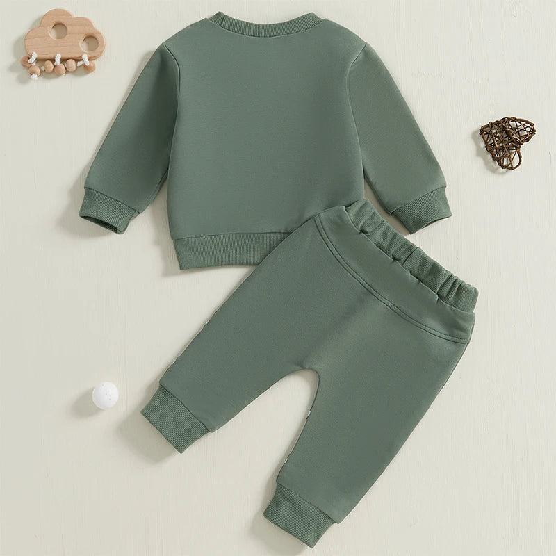 Toddler Boys Outfit Short Sleeve Round Neck Graphic Tee with Camouflage Print Shorts Set Kids Summer Clothes Collection