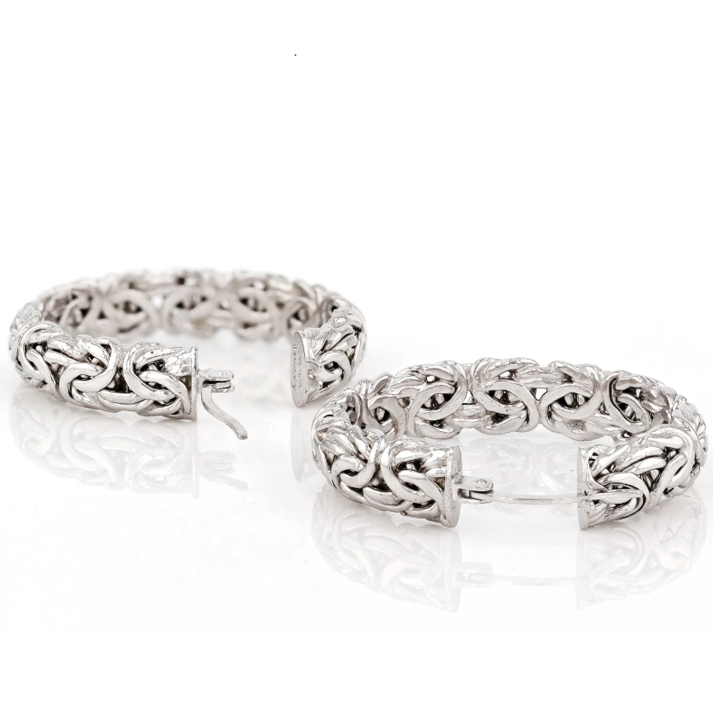 925 Silver, Straw Earrings, Byzantine Style Earrings, Men's Earrings Women's Earrings, For Any Holiday, Comes with a Boutique Gi