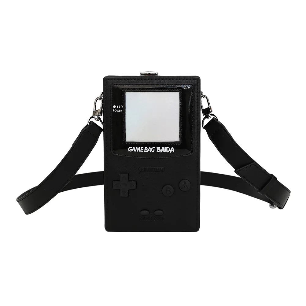 Crossbody Bag for Women Game Console Shape Messenger Bag PU Leather Adjustable Strap Small Purse for Work Travel