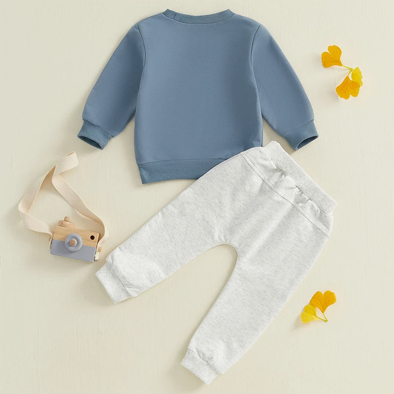 Toddler Boys Outfit Short Sleeve V-Neck Graphic Tee with Drawstring Waist Shorts Set Kids Summer Clothing Set for Boys