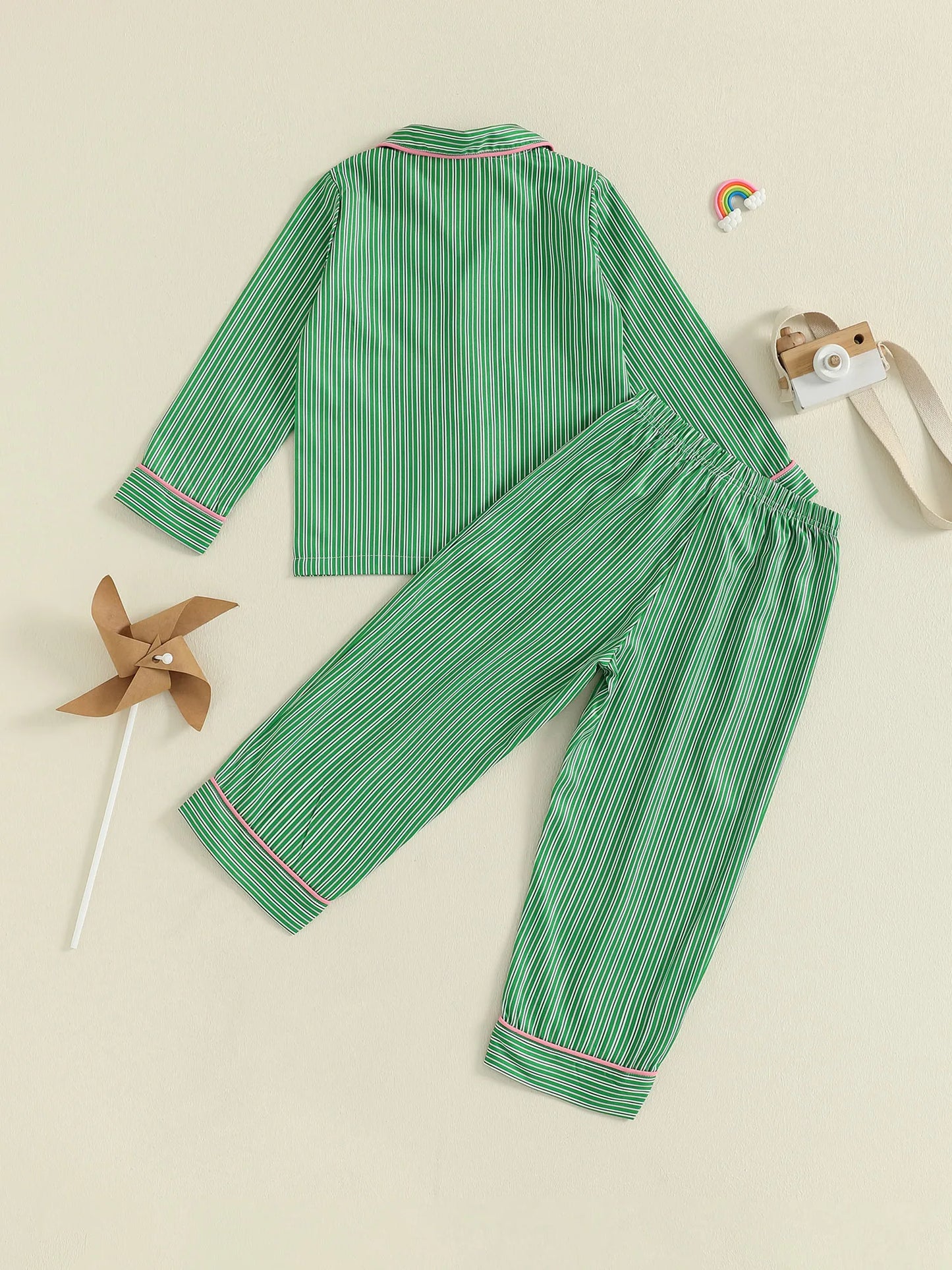 Kids Dinosaur Print Pajama Set Short Sleeve Tee and Drawstring Waist Shorts 2 Piece Sleepwear Outfit for Boys and Girls