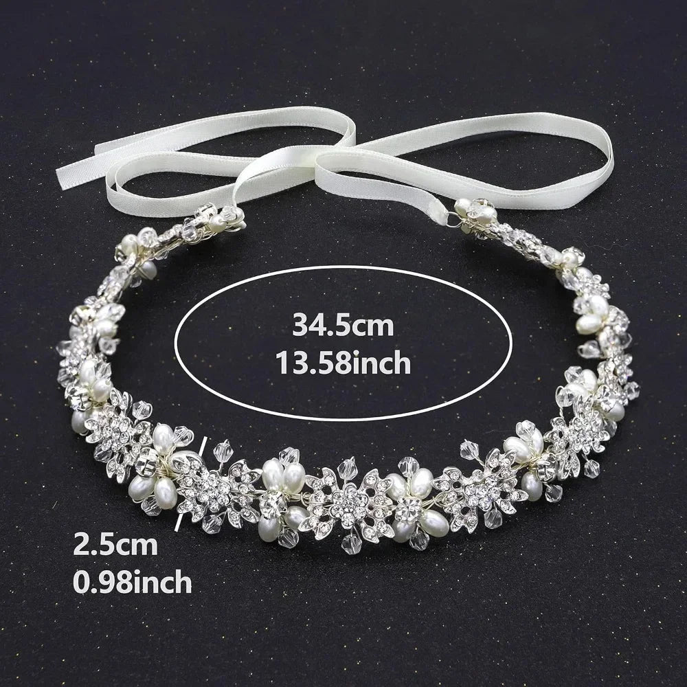 Bridal Headpiece Flower Design Wedding Headband Bridal Hair Accessories
