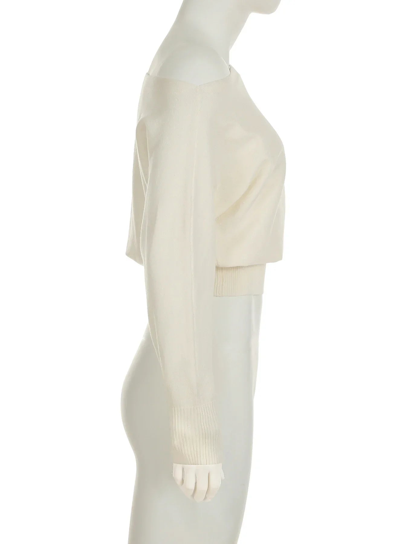 Solid Off-Shoulder Sweater Loose Slash Neck Long Sleeve Knitted Pullovers Women Autumn Winter Fashion Casual Lady