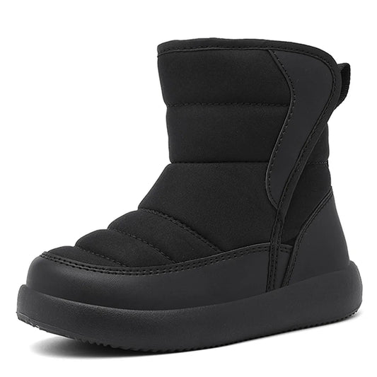 Boys Girls Toddler Snow Boots Waterproof Winter Boots Warm Fur Lined Winter Snow Boots for Outdoor