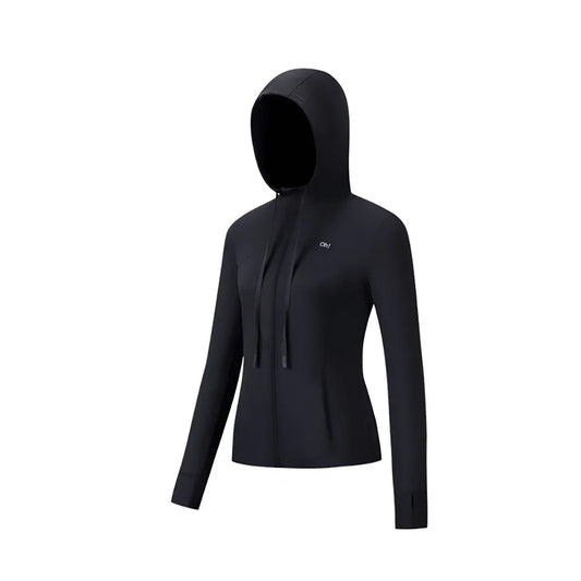 OhSunny Slim Fit Jackets 2024 Spring Summer New Coolchill-160 Sun Protection Long Sleeve Yoga Coat for Women Outdoor Sports