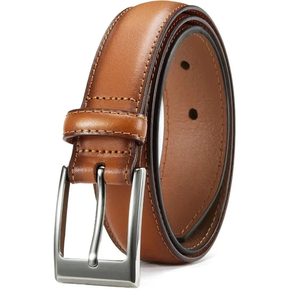 Mens Belts Leather 1 1/8" for Gift Men - Perfect Companion to Mens Dress Shoes