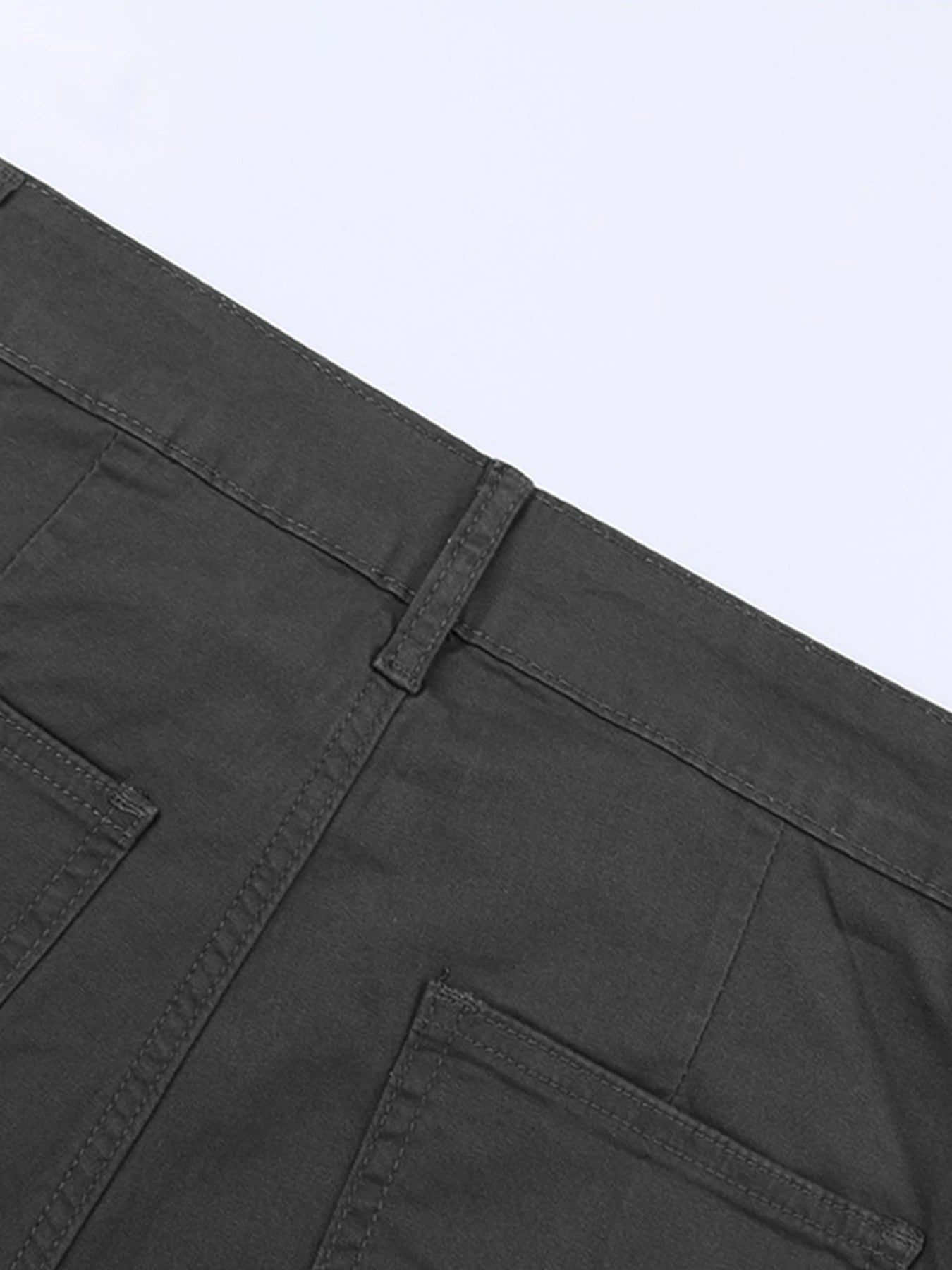 Ladies' High Waisted Multi Pocket Straight Leg Denim Work Pants, Y2K Style, Fashionable Casual Street Jeans, Suitable for Daily