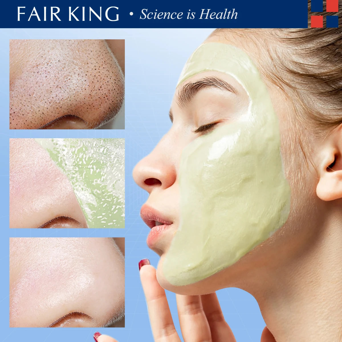 Green Tea Whitehead Oil Control Mask Deep Pore Cleansing Dirt Removes Whiteheads Skin Care Smooth Skin Whitening Moisturizing