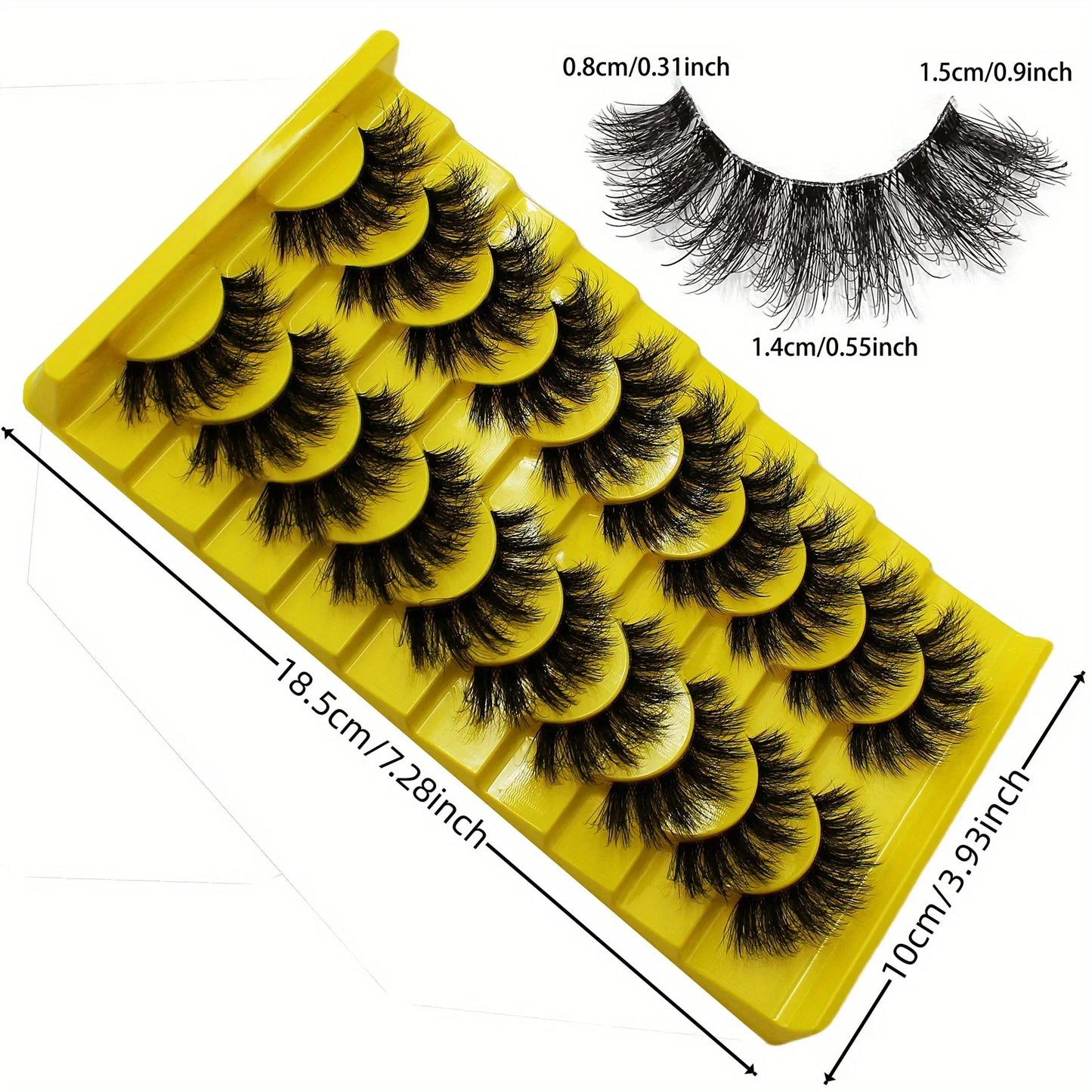 30 Pairs 3-Pack 3D Fake Lashes Fluffy Soft Wispy Volume Natural long E-girls False Eyelashes Eye Lashes Reusable lashes Makeup