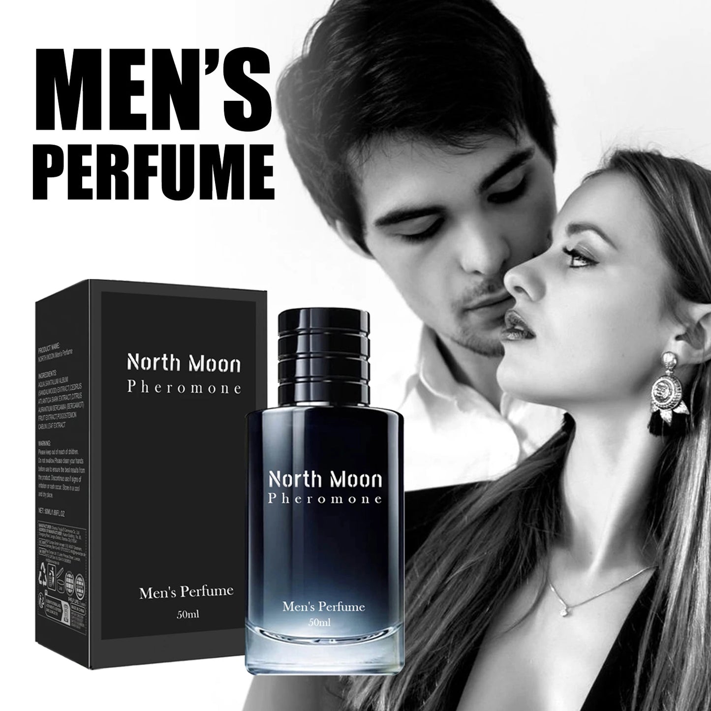Men's Flirting Charm Pheromone Perfume Men's Release Charm Natural, Fresh and Lasting Fragrance Pheromone Perfumes