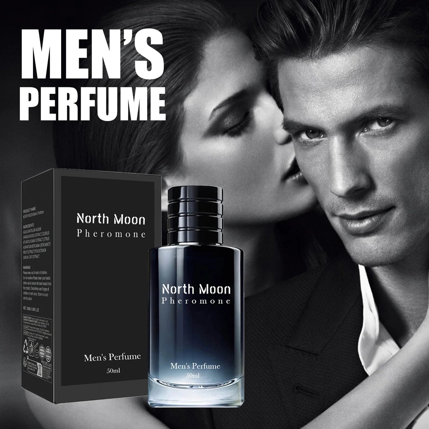 Men's Flirting Charm Pheromone Perfume Men's Release Charm Natural, Fresh and Lasting Fragrance Pheromone Perfumes
