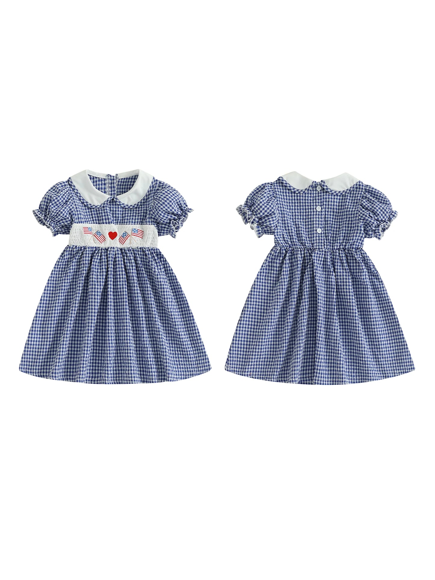 Independence Day Patriotic Dress Red White Blue Stars and Stripes Sleeveless A-Line Dress Vintage Summer Outfit for Girls