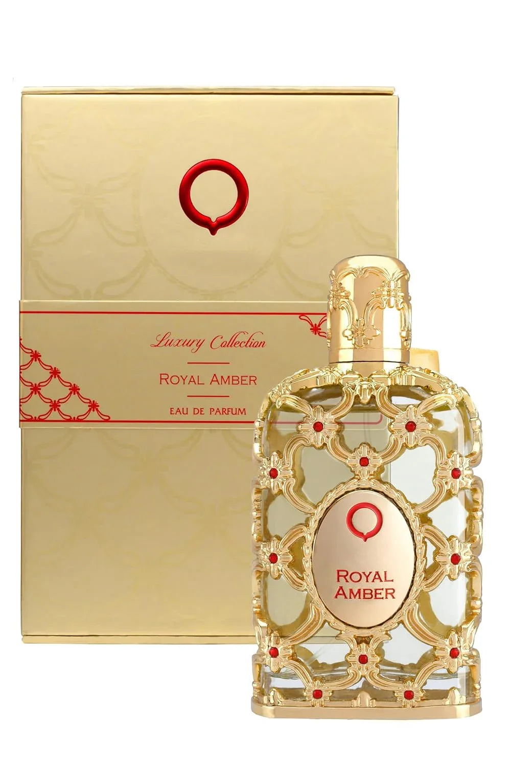 Orientica Luxury Collection Royal Amber for Unisex Eau de Parfum Spray, long-lasting 2.7 Ounce New in Box