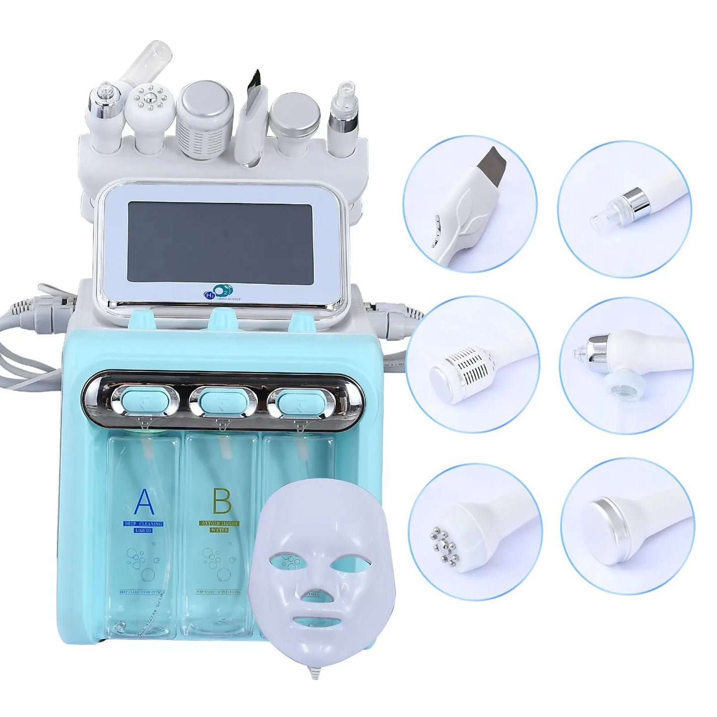 Hydro Microdermabrasion Aqua Peeling H2O2 Facial Machine Hydra Water Dermabrasion Skin Scrubber Peel Oxygen Jet Facial Machine