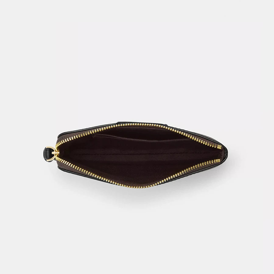Corner Zip Wallet Wristlet Bag Travel Wallet In Signature Canvas With Stripe,CS602