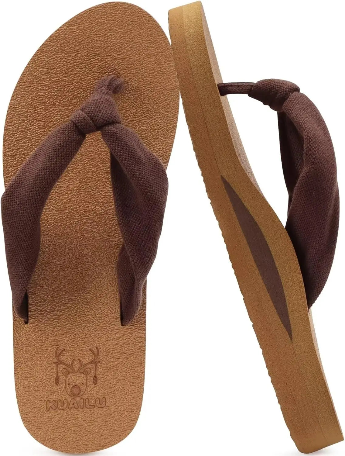 Flip Flops for Women with Arch Support Yoga Mat Comfortable Summer Beach Walking Thong Cushion Sandals Slip On Indoor Outdoor