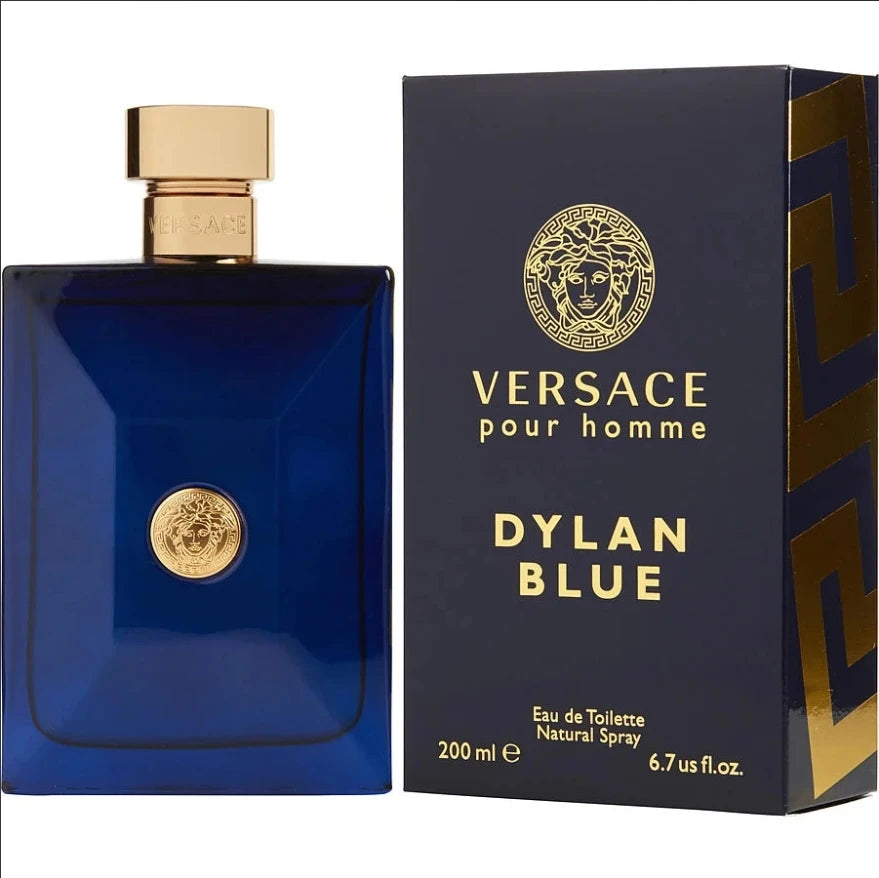 Versace Dylan Blue Dylan Neptune Woody Long Lasting Eau de Toilette for Men 100ml