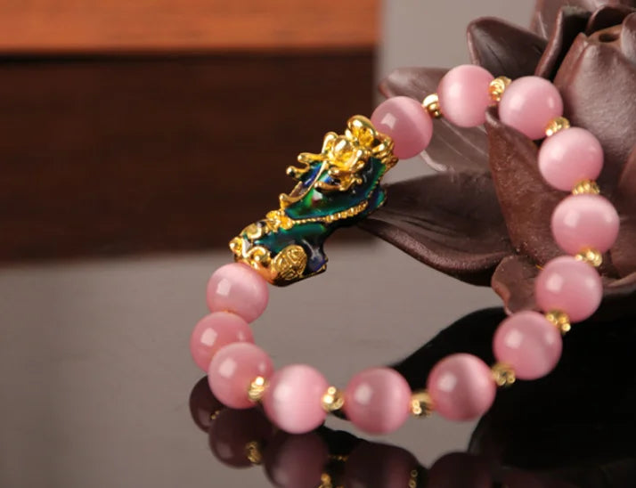 3D Gold-Plated Pixiu Bracelet for Wealth, Protection, and Good Fortune – Attract Prosperity and Ward Off Evil Energy