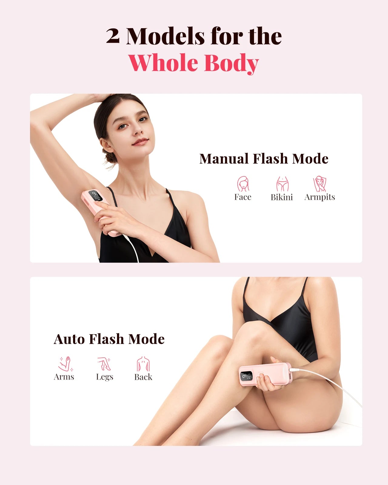 999900 Flash IPL Permanent Laser Hair Removal, Pulses Depilador, Bikini Trimmer, Electric Laser Photoepilator for Women
